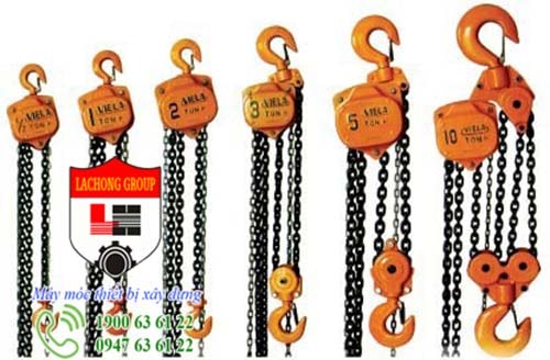 pa lăng x&iacute;ch k&eacute;o tay, pa lang x&iacute;ch keo tay